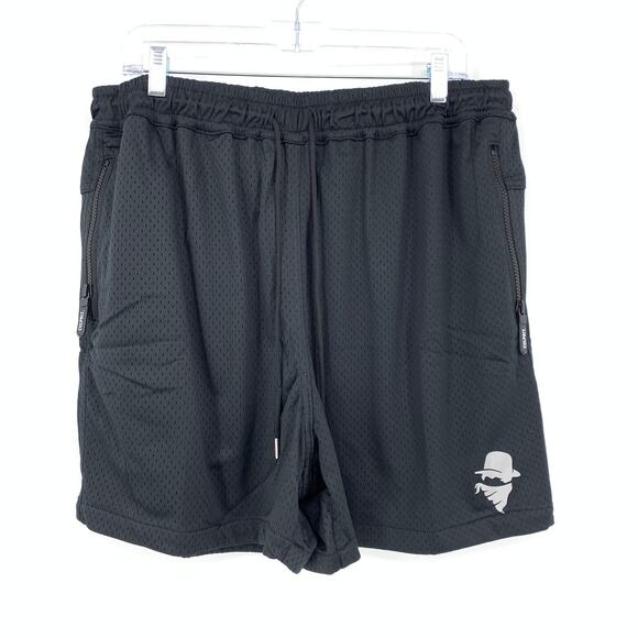 Culprit Shorts Men's Size 2XL Basketball Mesh Black NEW - Picture 1 of 4